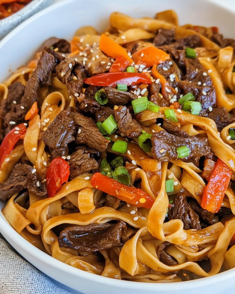 Classic Spicy Beef Noodles image