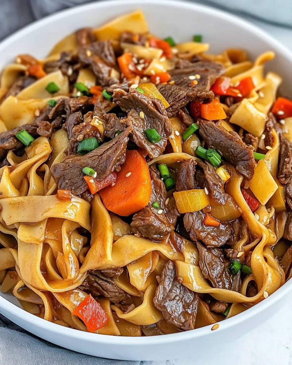 Delicious Spicy Beef Noodles dish photo