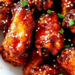 Delicious Spicy Korean Chicken Wings photo