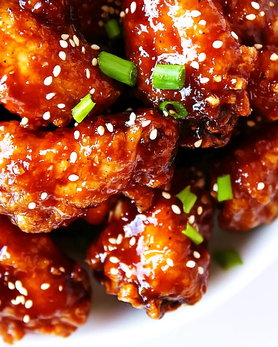 Easy Spicy Korean Chicken Wings recipe image