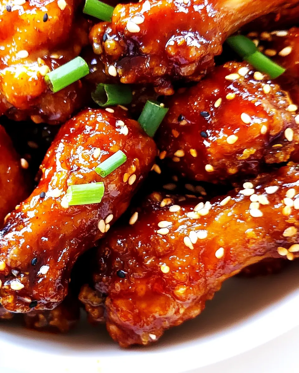Classic Spicy Korean Chicken Wings dish photo