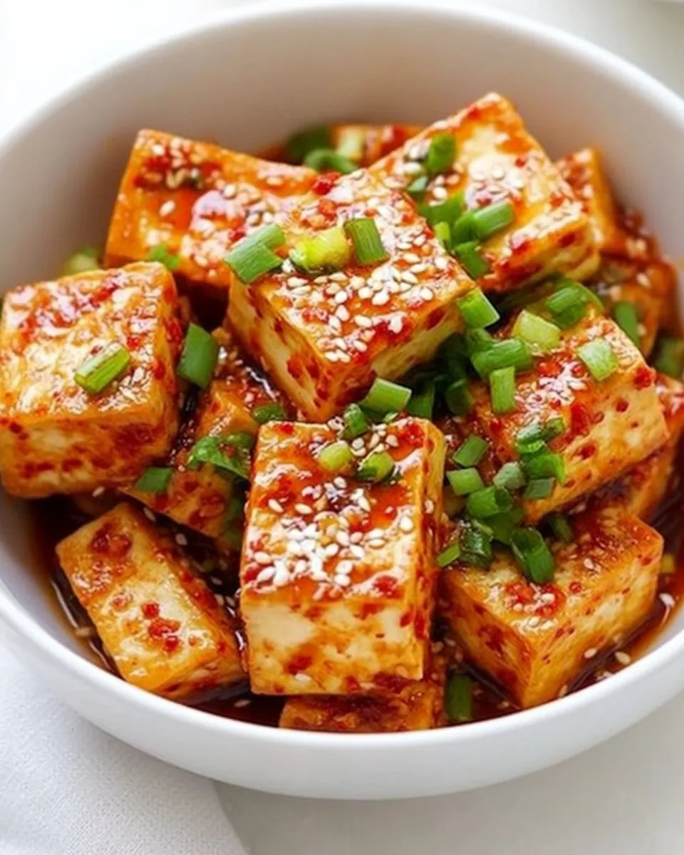 Classic Spicy Korean Tofu dish photo