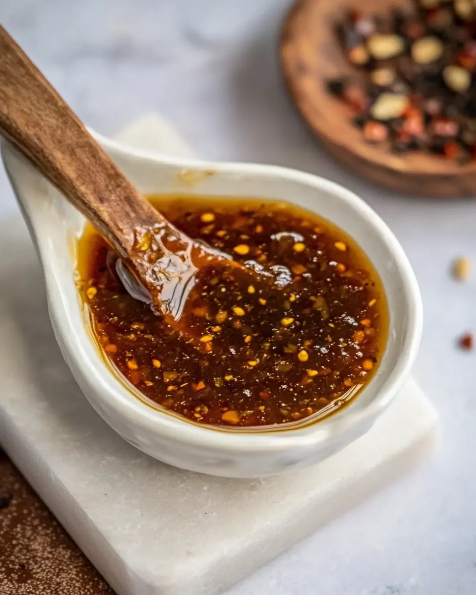 Delicious Spicy Teriyaki Sauce shot