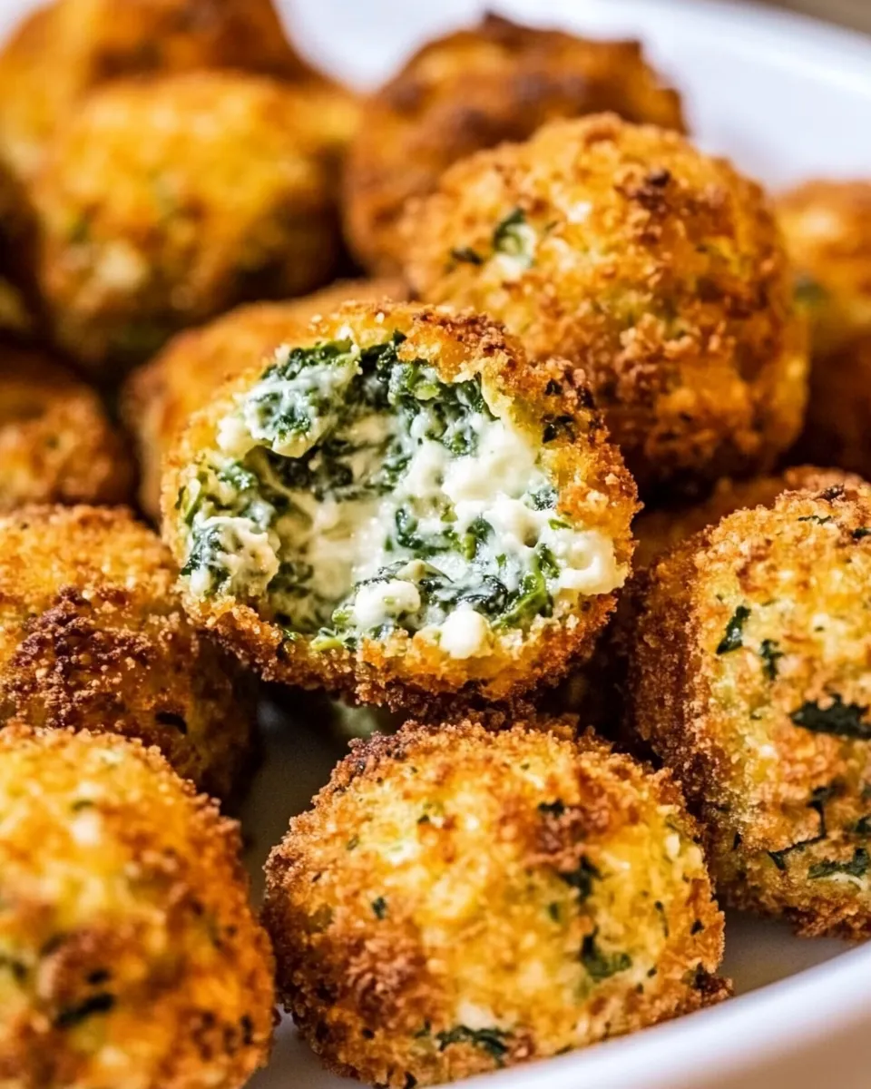 Classic Spinach Cheese Balls image