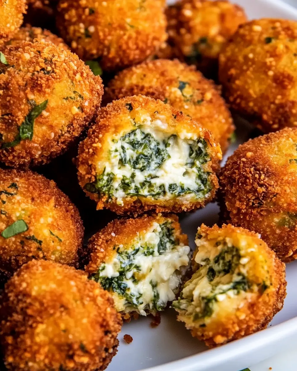 Easy Spinach Cheese Balls recipe photo