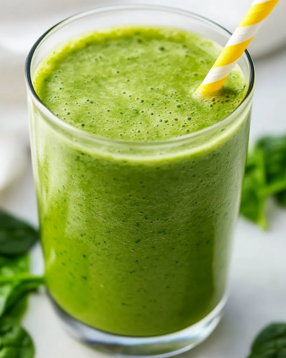 Homemade Spinach Smoothie Recipe photo