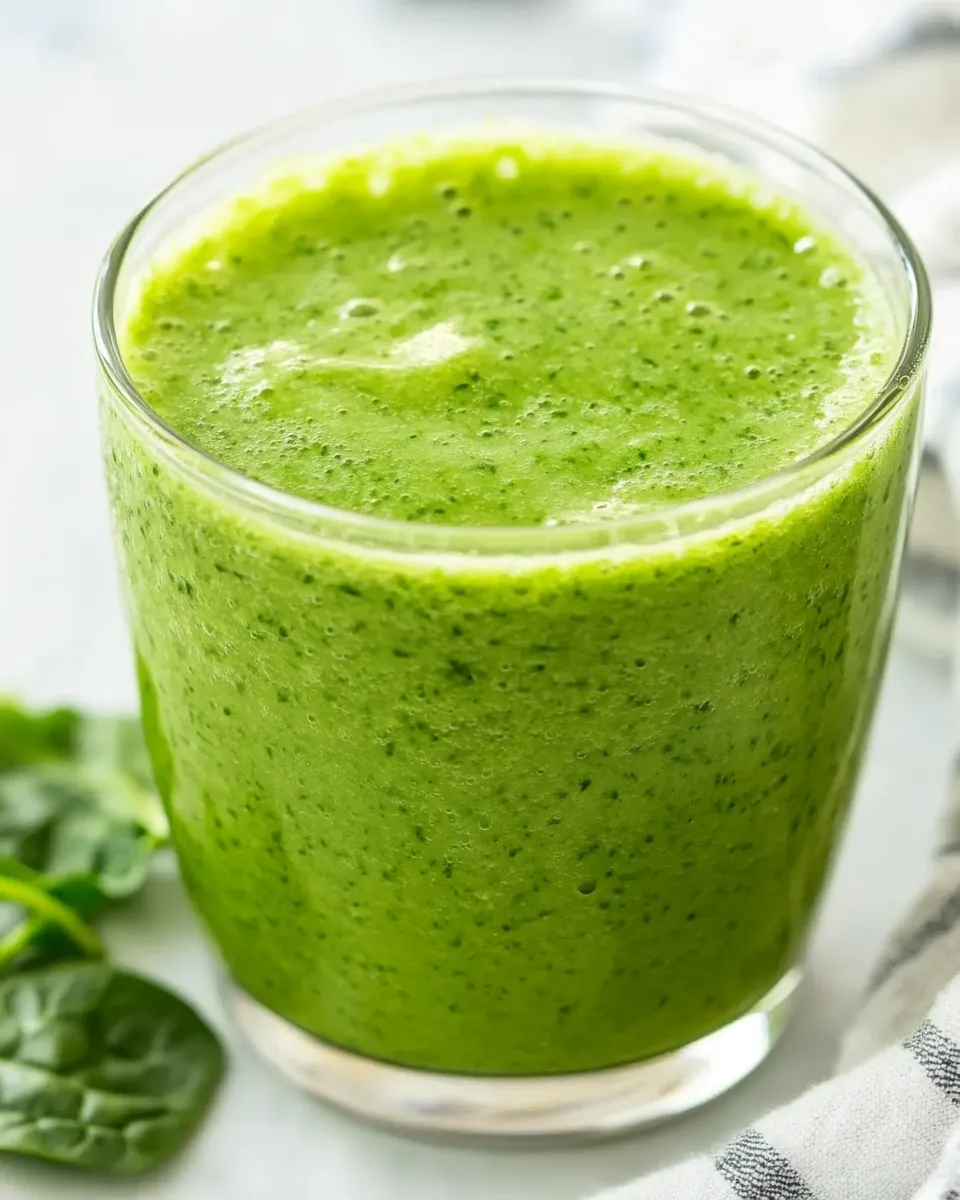 Classic Spinach Smoothie Recipe image