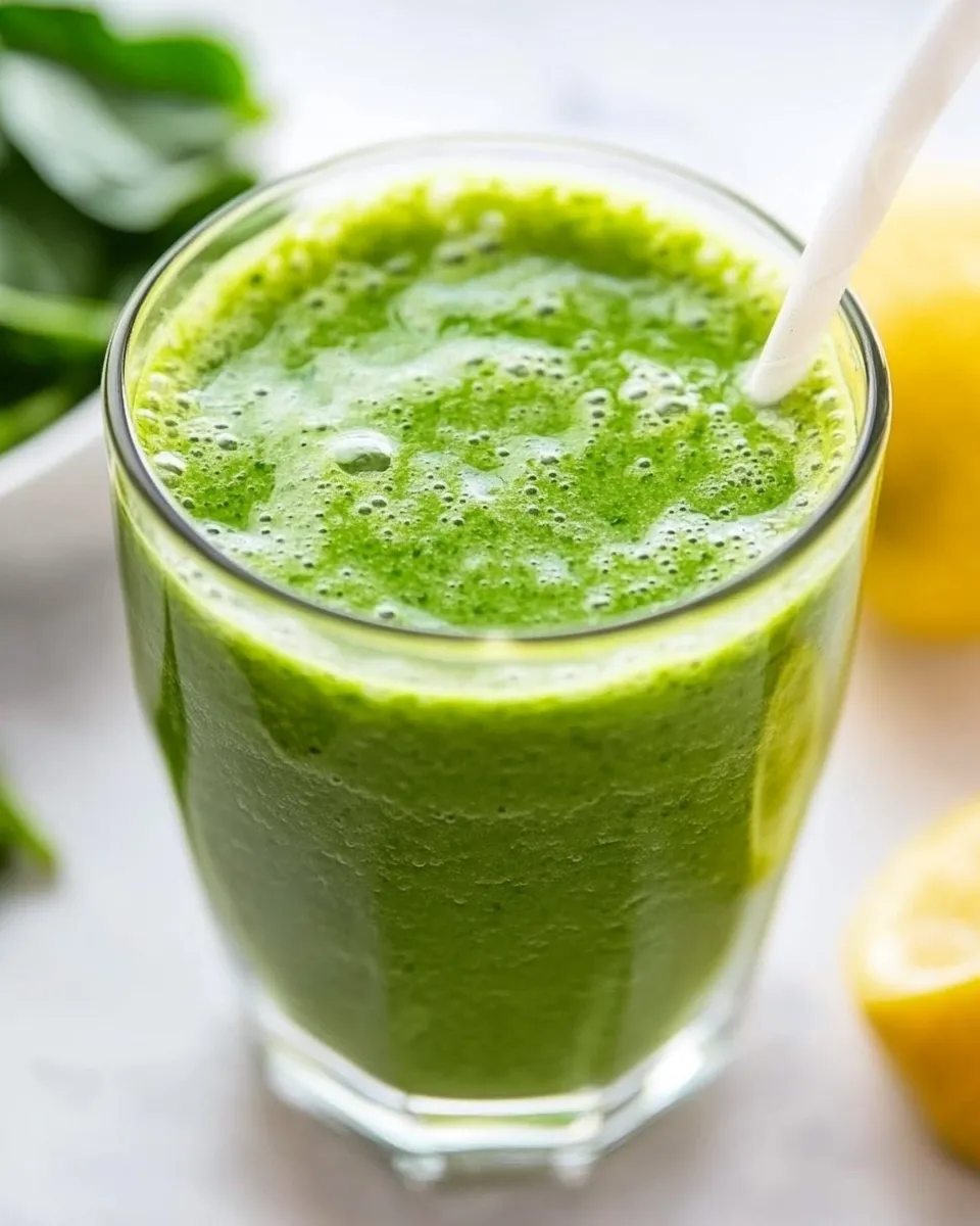 Easy Spinach Smoothie Recipe recipe photo