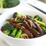 Homemade Spiralized Shanghai Beef and Broccoli photo