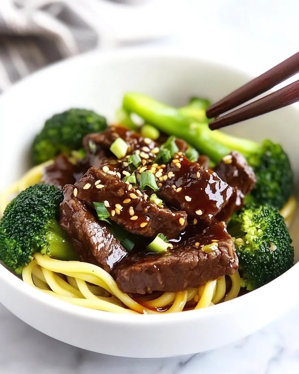 Classic Spiralized Shanghai Beef and Broccoli image