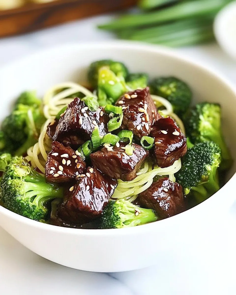 Easy Spiralized Shanghai Beef and Broccoli recipe photo