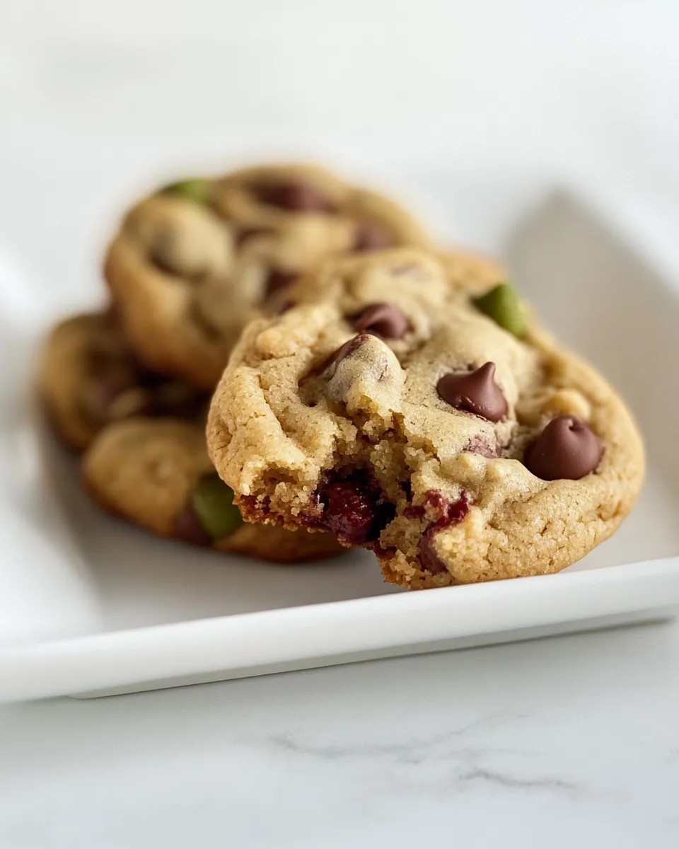 Delicious Spumoni Chocolate Chip Cookies recipe photo