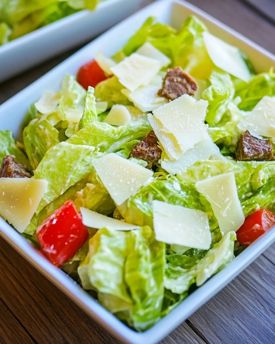 Easy Steakhouse Salad (Romaine Hearts Salad) recipe photo