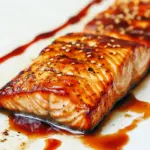 Easy Steamed Salmon with Sweet Ginger Soy Glaze photo