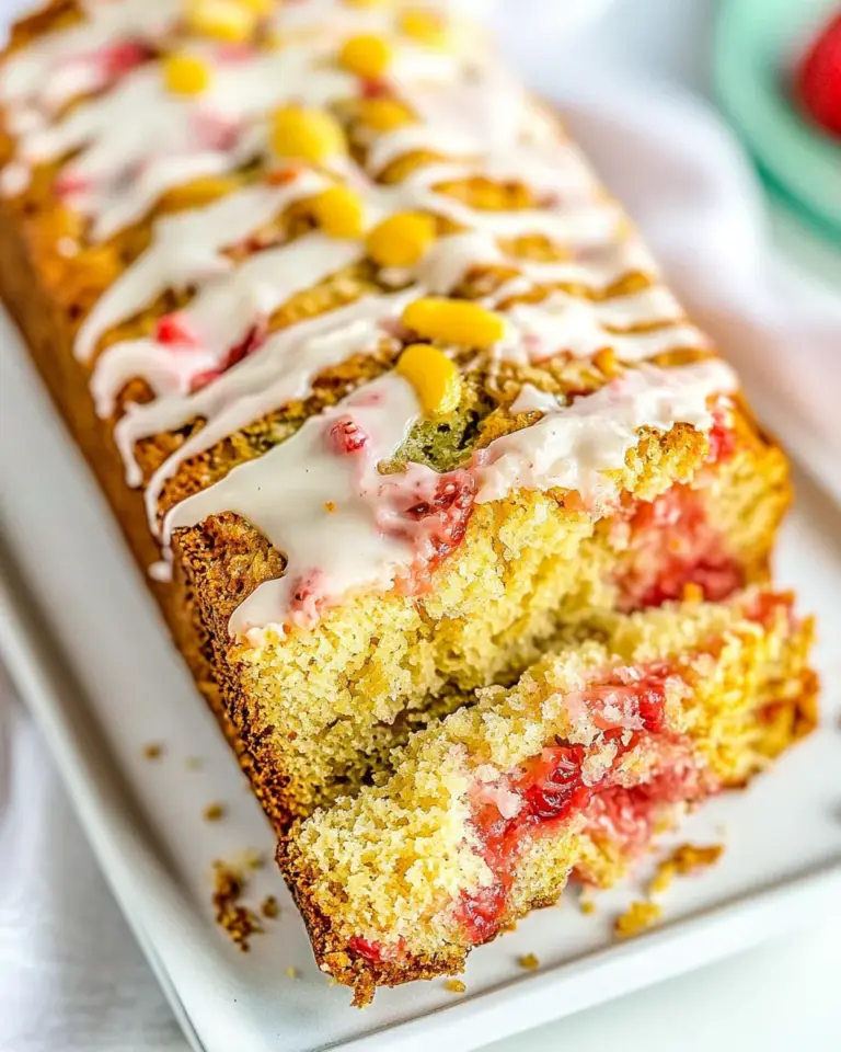 Homemade Strawberry Rhubarb Bread recipe photo