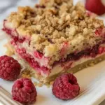Homemade Streusel Topped Raspberry Squares photo