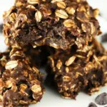 Homemade Sugar-Free Flourless Chocolate Oatmeal Cluster Cookies photo