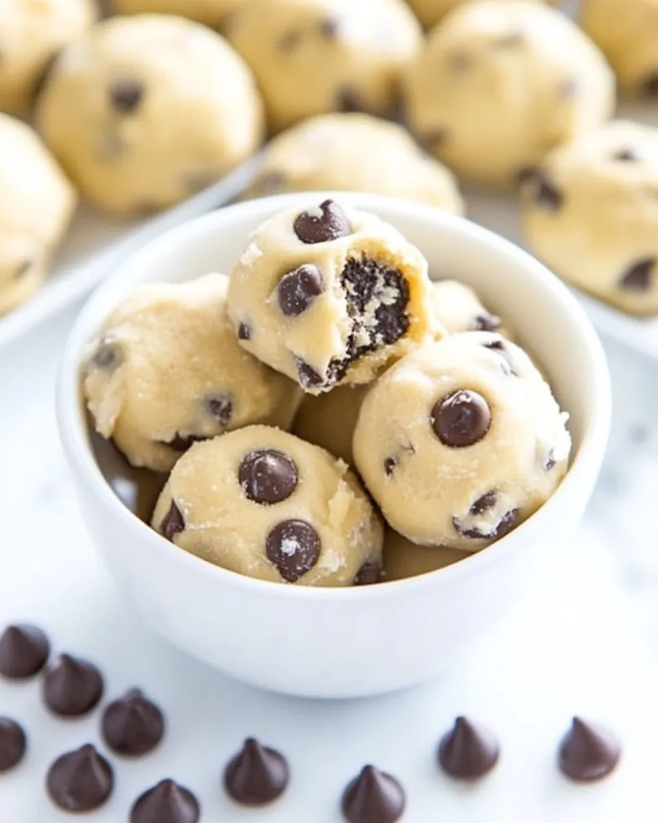 Delicious Sugar Free Cookie Dough food shot