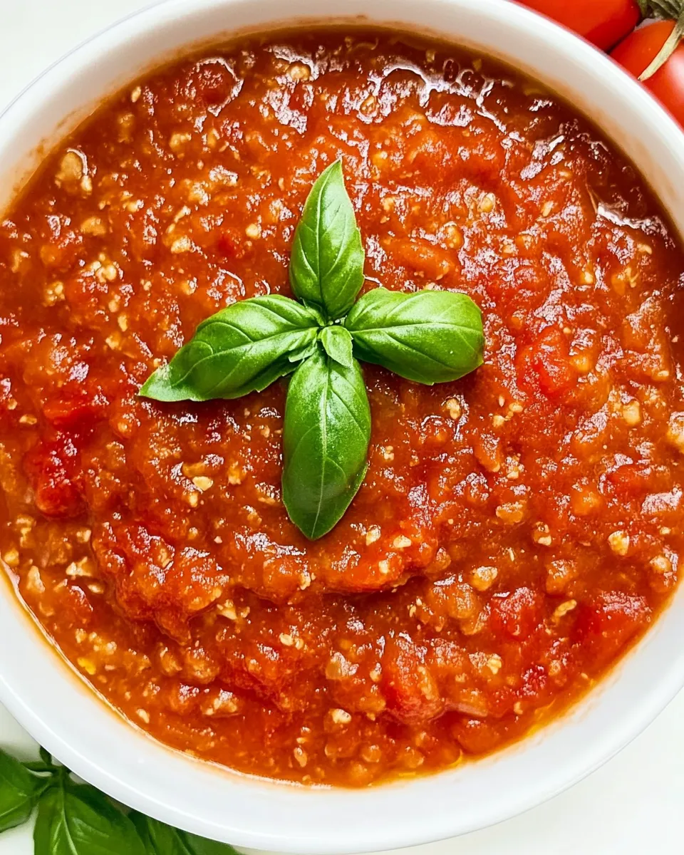 Easy Sugo Recipe shot