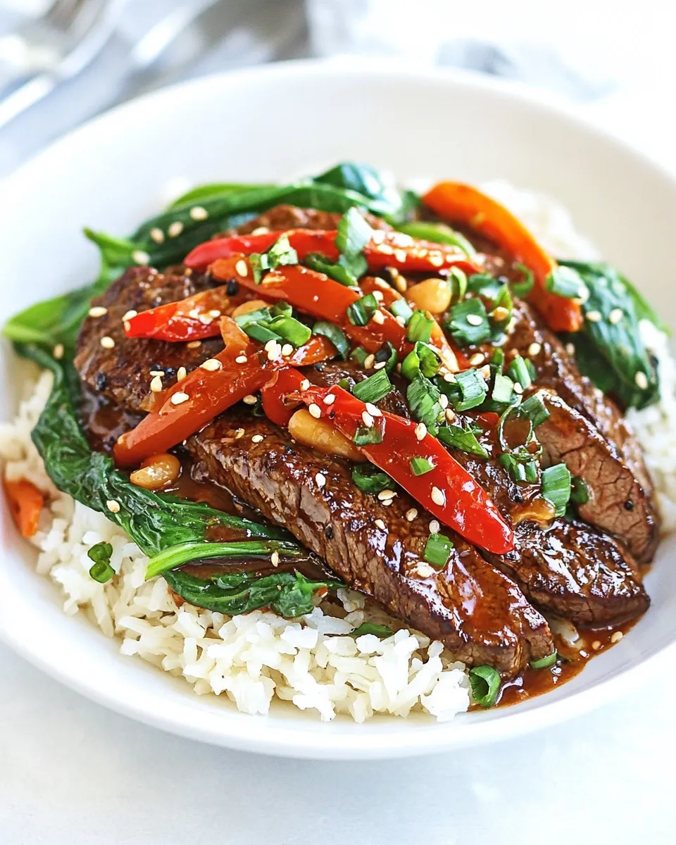 Delicious Sunday Suppers: 30-Minute Sriracha Pepper Steak image