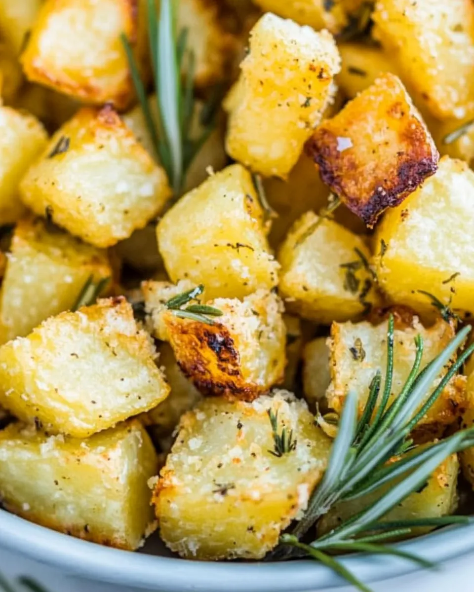 Delicious Super Crispy Roasted Potatoes shot