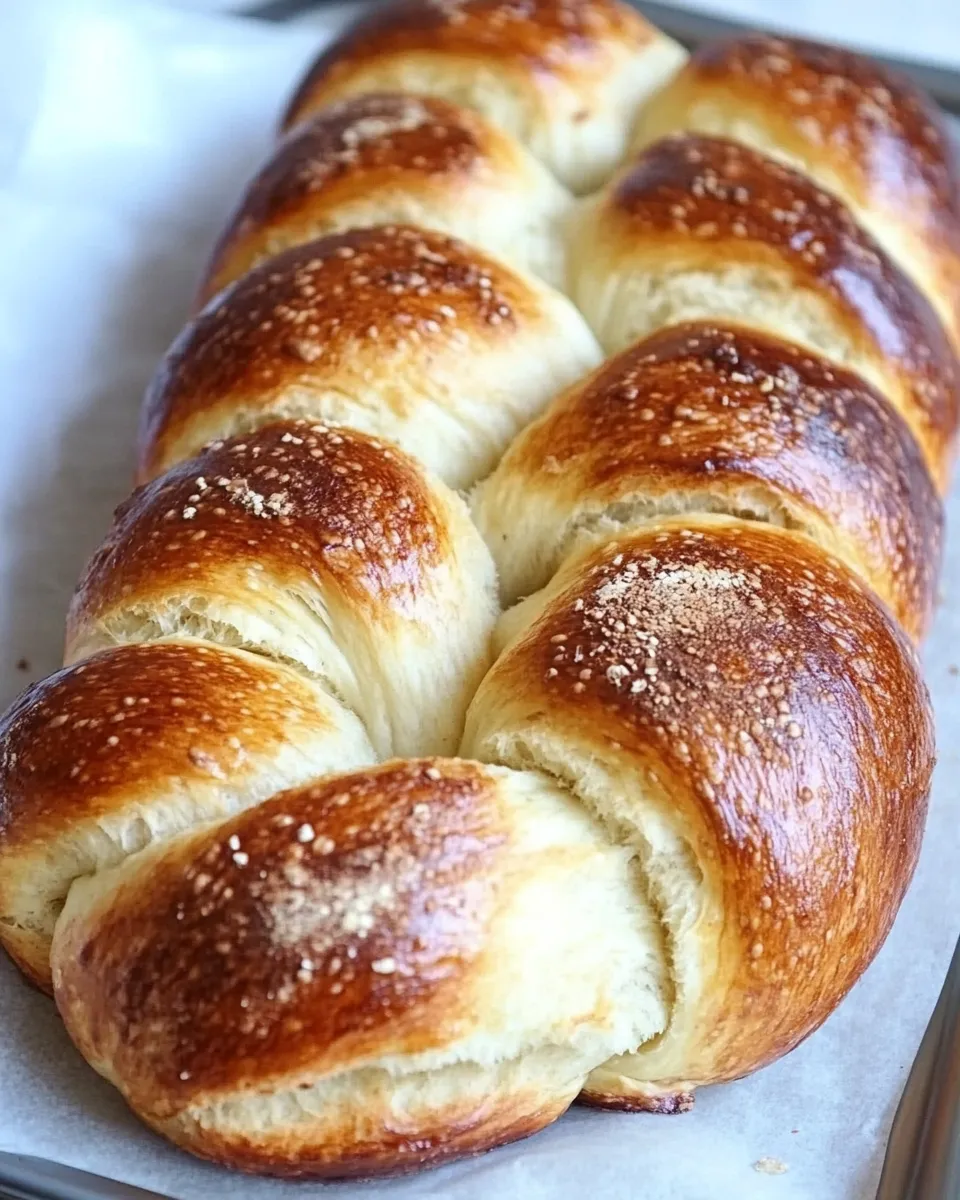 Homemade Sweet Challah Bread photo