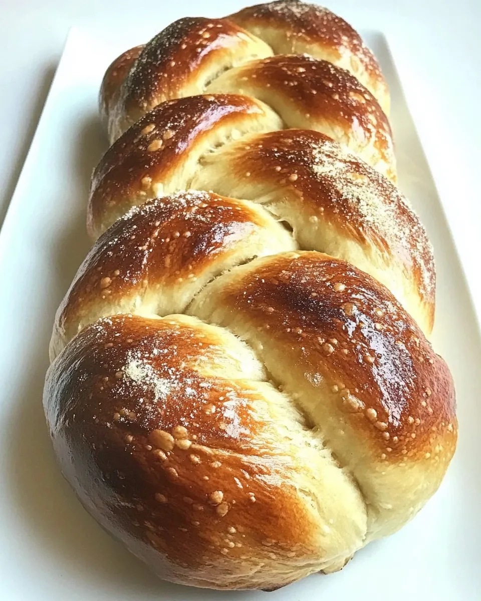 Easy Sweet Challah Bread recipe photo