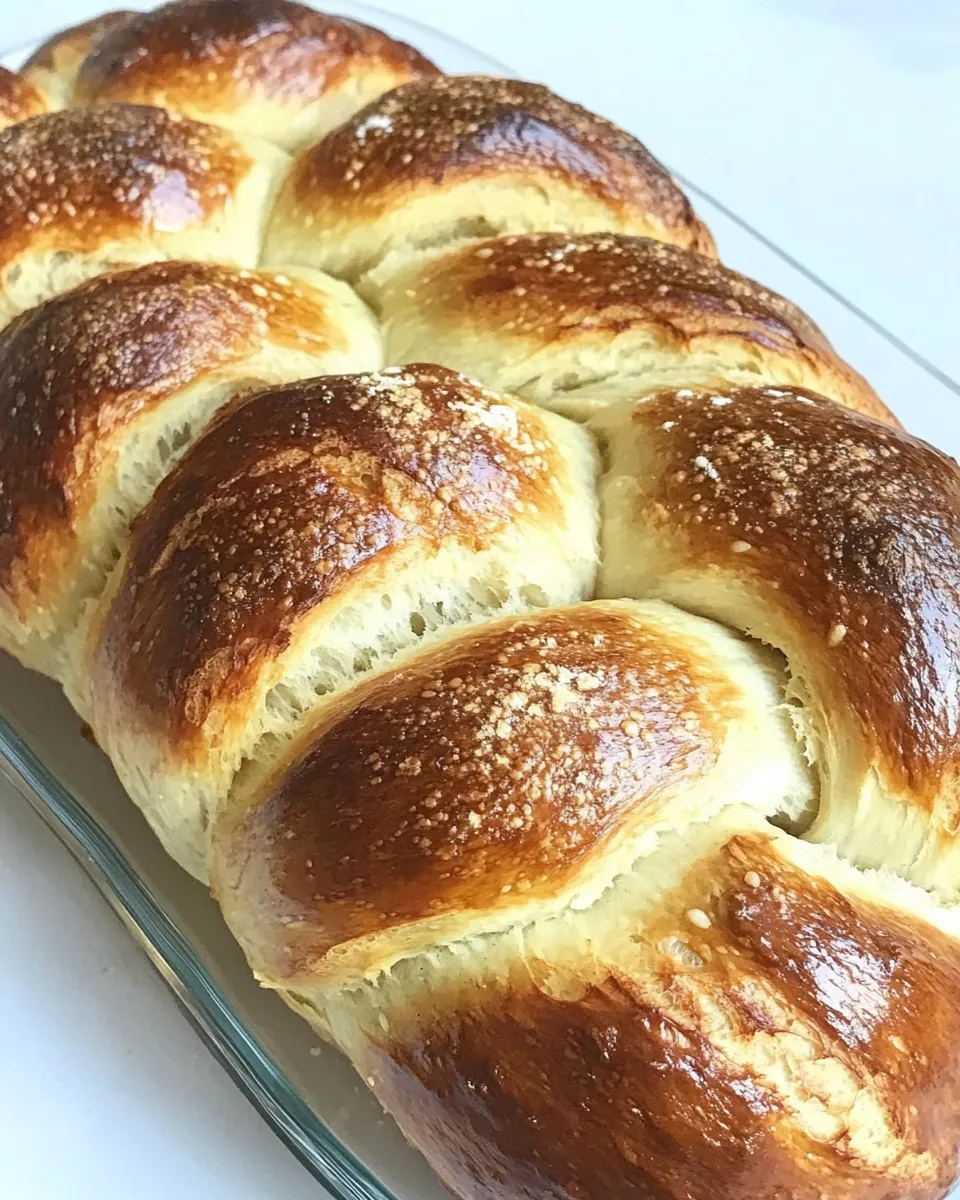 Delicious Sweet Challah Bread shot