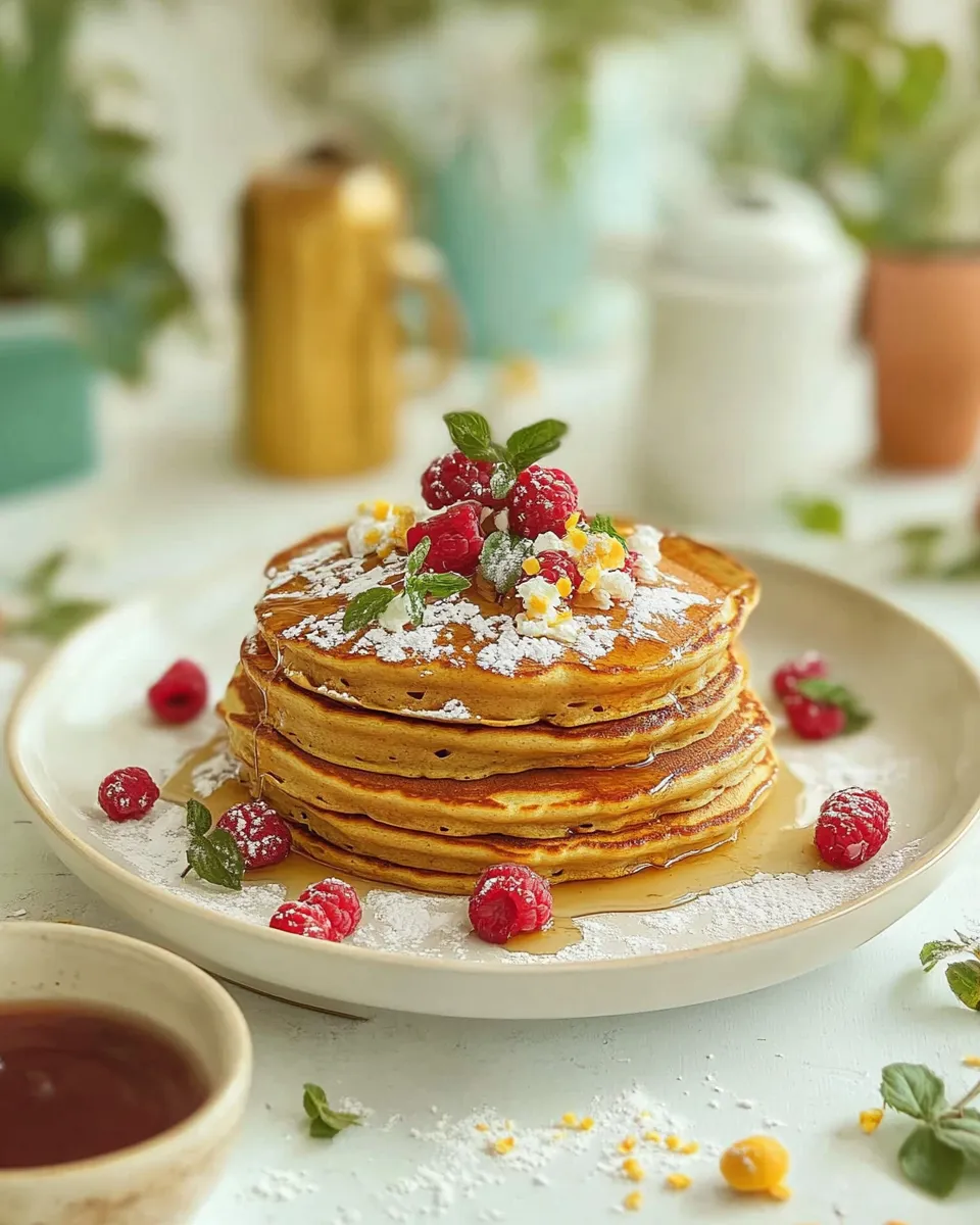 Homemade Sweet Cream Pancakes Recipe photo