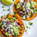Homemade Sweet Potato Refried Bean Tostadas photo