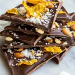 Homemade Sweet and Salty Chocolate Bark photo