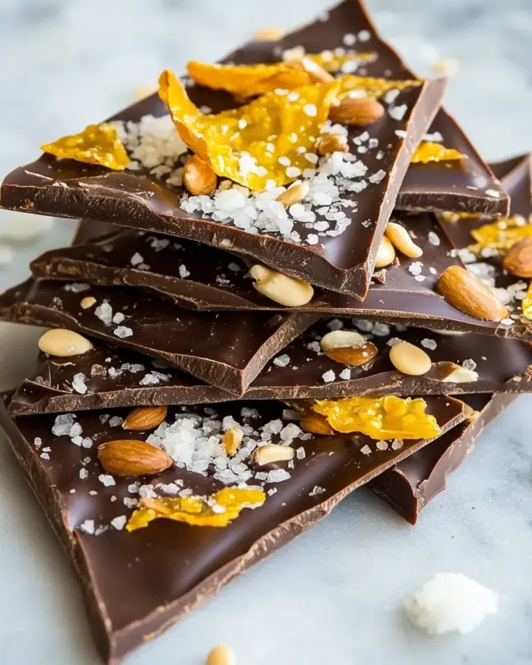 Homemade Sweet and Salty Chocolate Bark photo