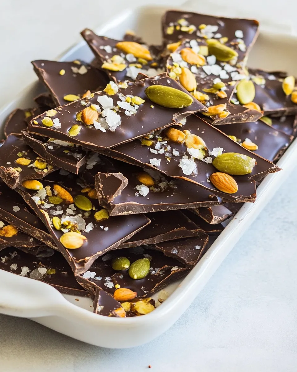 Delicious Sweet and Salty Chocolate Bark image
