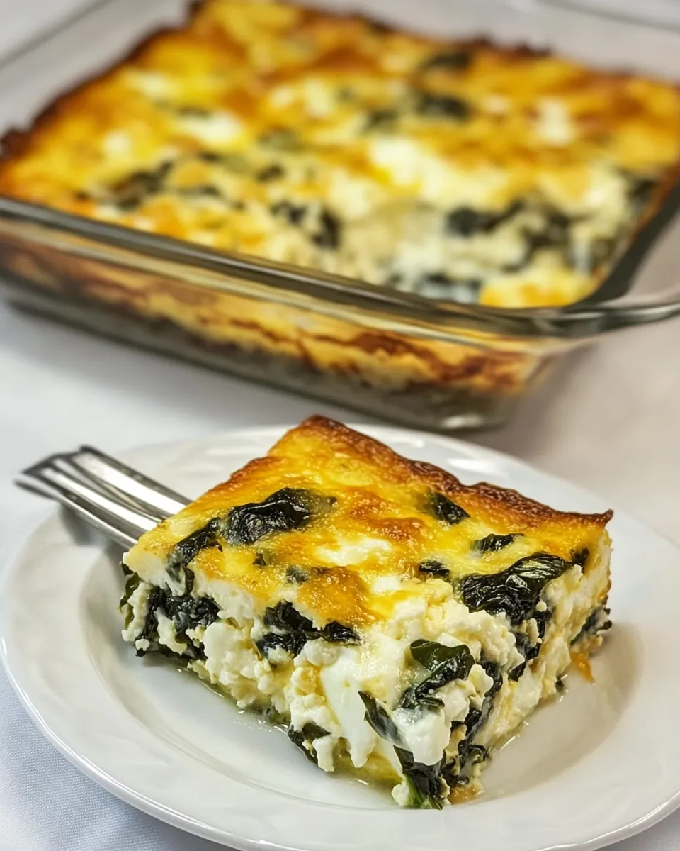 Healthy Swiss Chard Egg Bake (with Cottage Cheese) shot