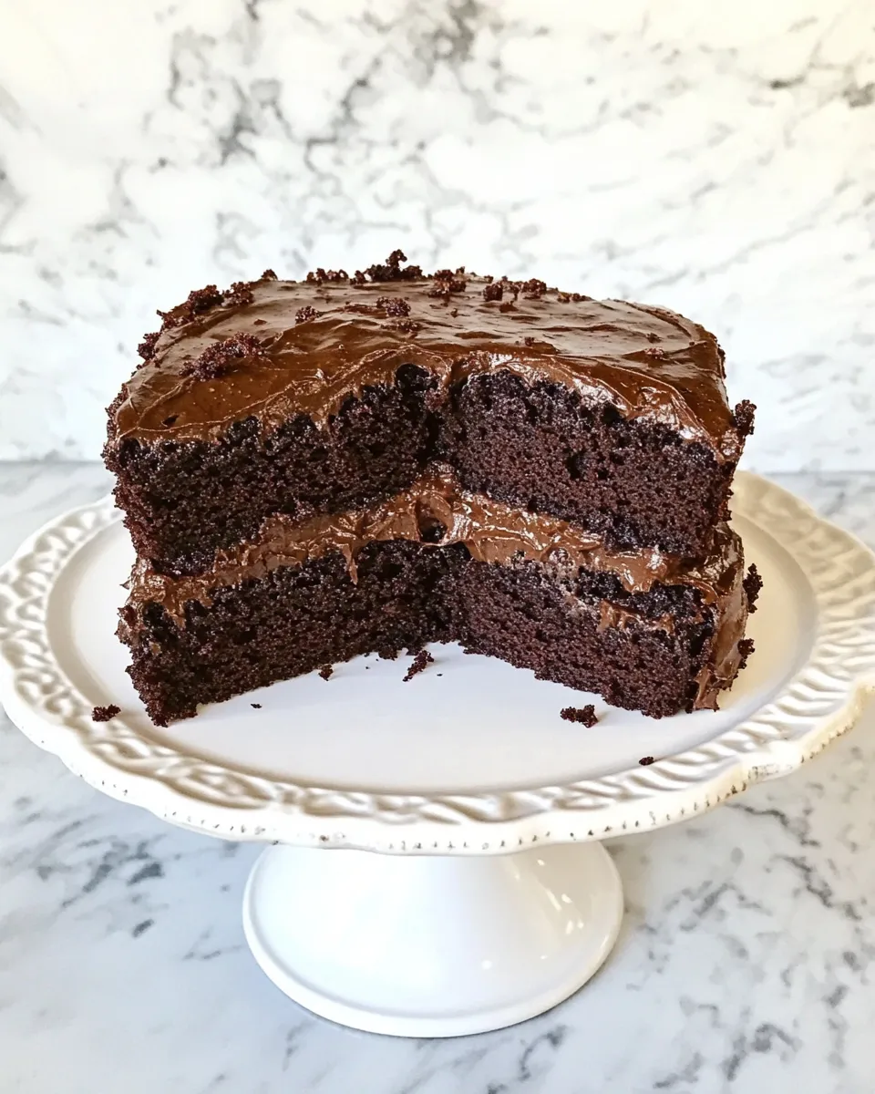 Delicious THE Chocolate Cake shot