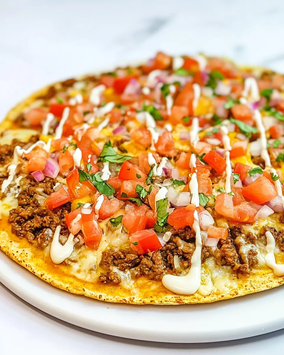 Classic Taco Bell Mexican Pizza image