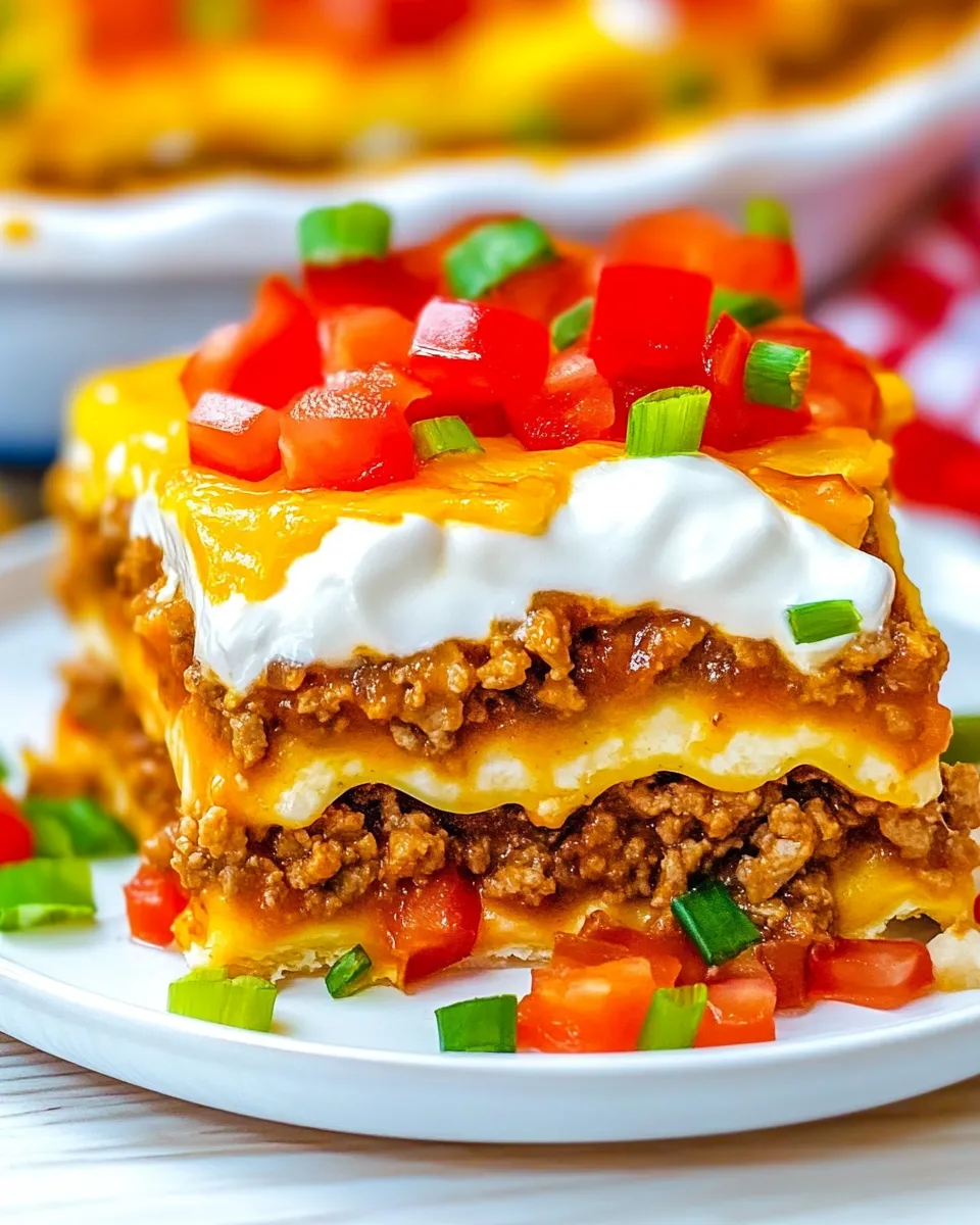 Easy Taco Pie Recipe dish photo