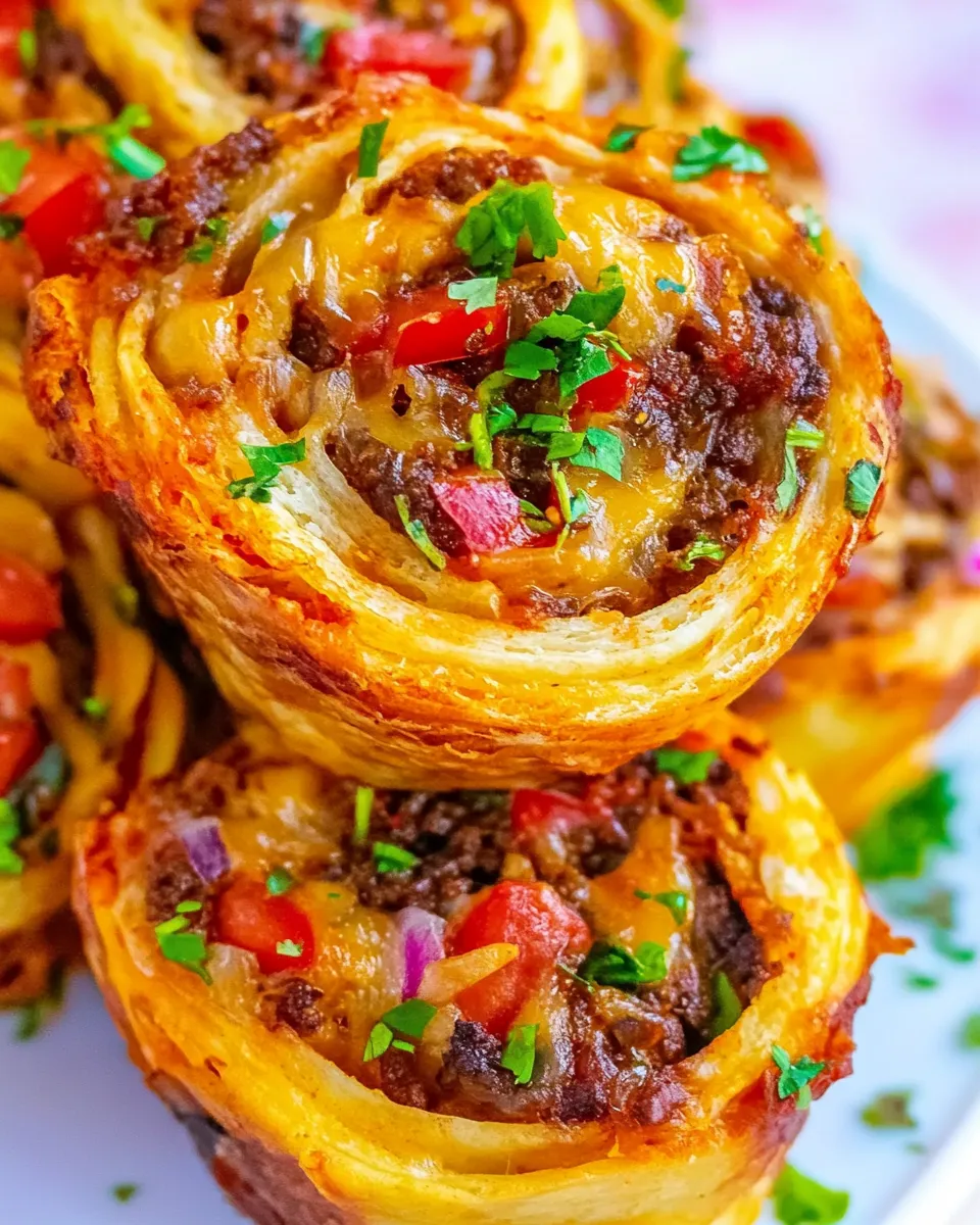 Delicious Taco Pinwheels shot