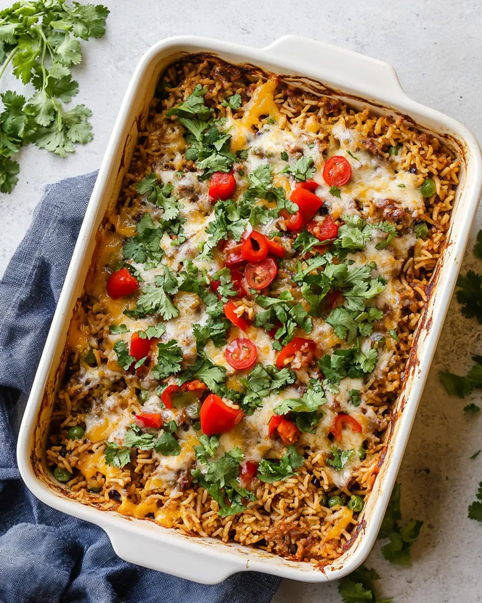 Homemade Taco Rice Casserole photo