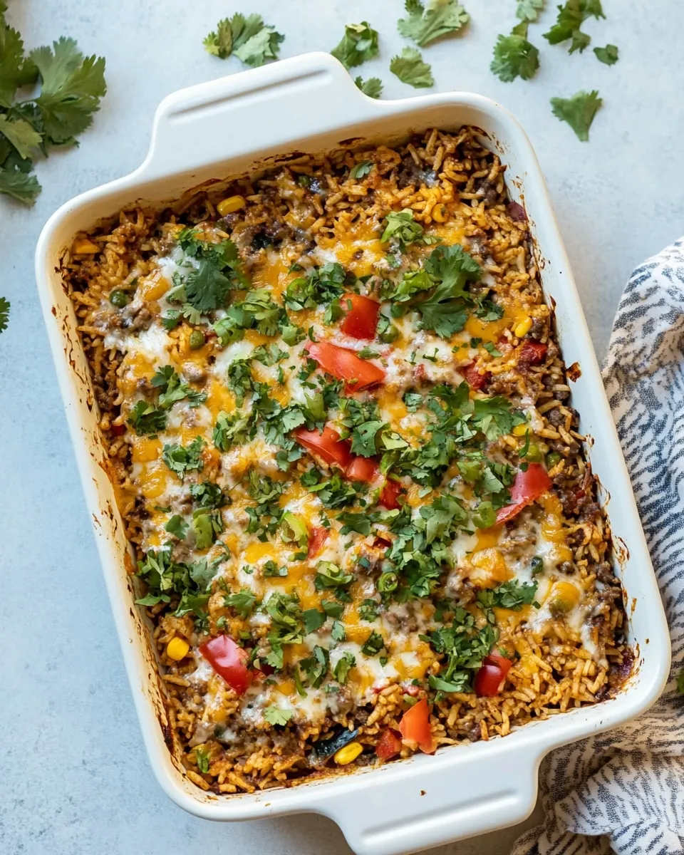 Classic Taco Rice Casserole image