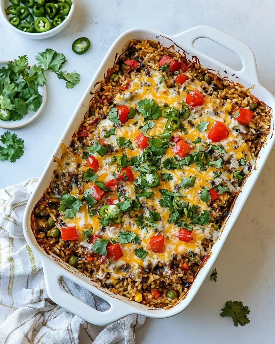 Easy Taco Rice Casserole recipe photo