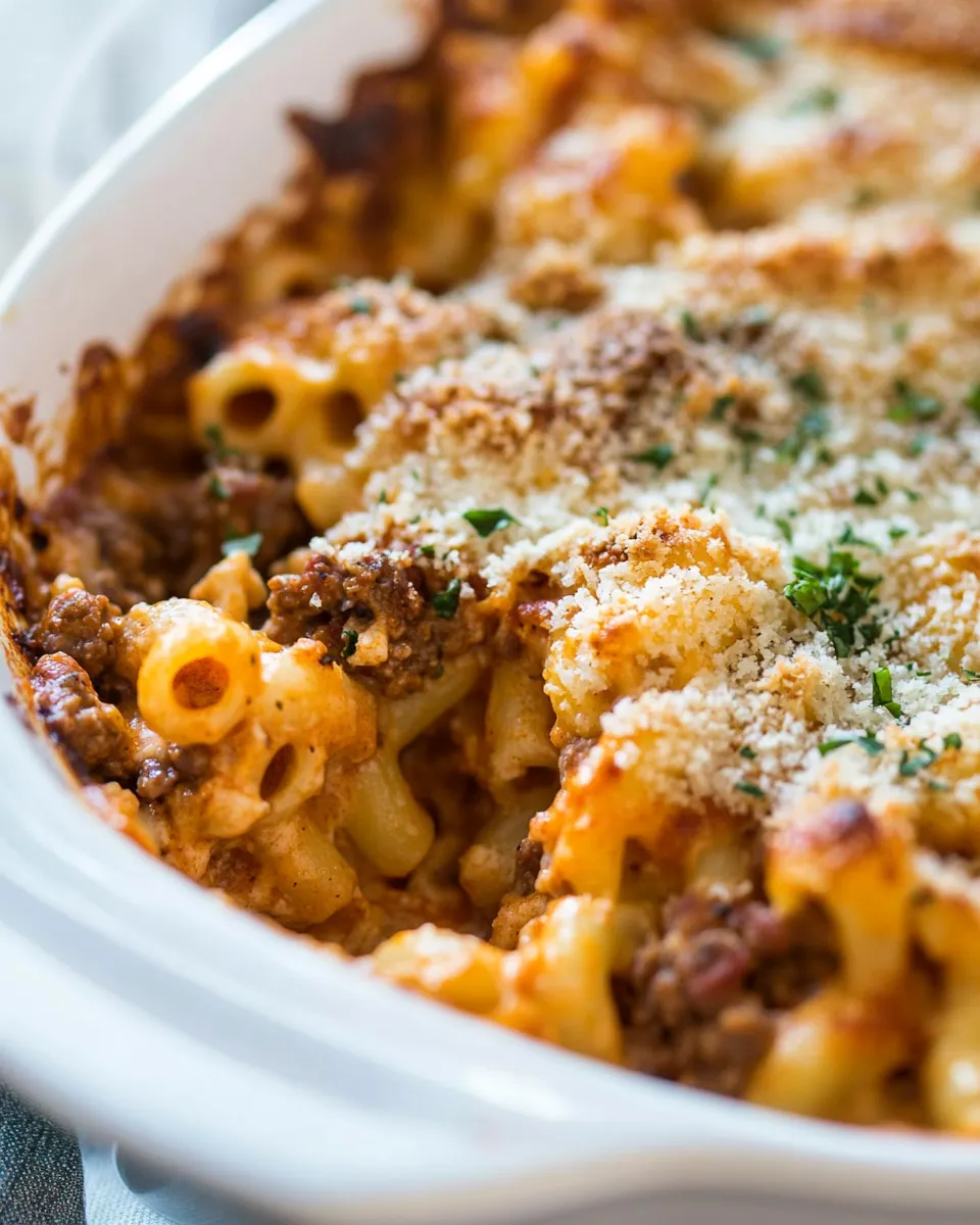 Delicious Tex-Mex Meaty Mac n Cheese Casserole image