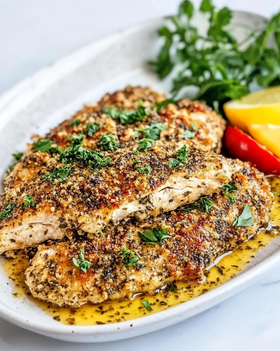 Homemade Texas Roadhouse Herb Crusted Chicken photo