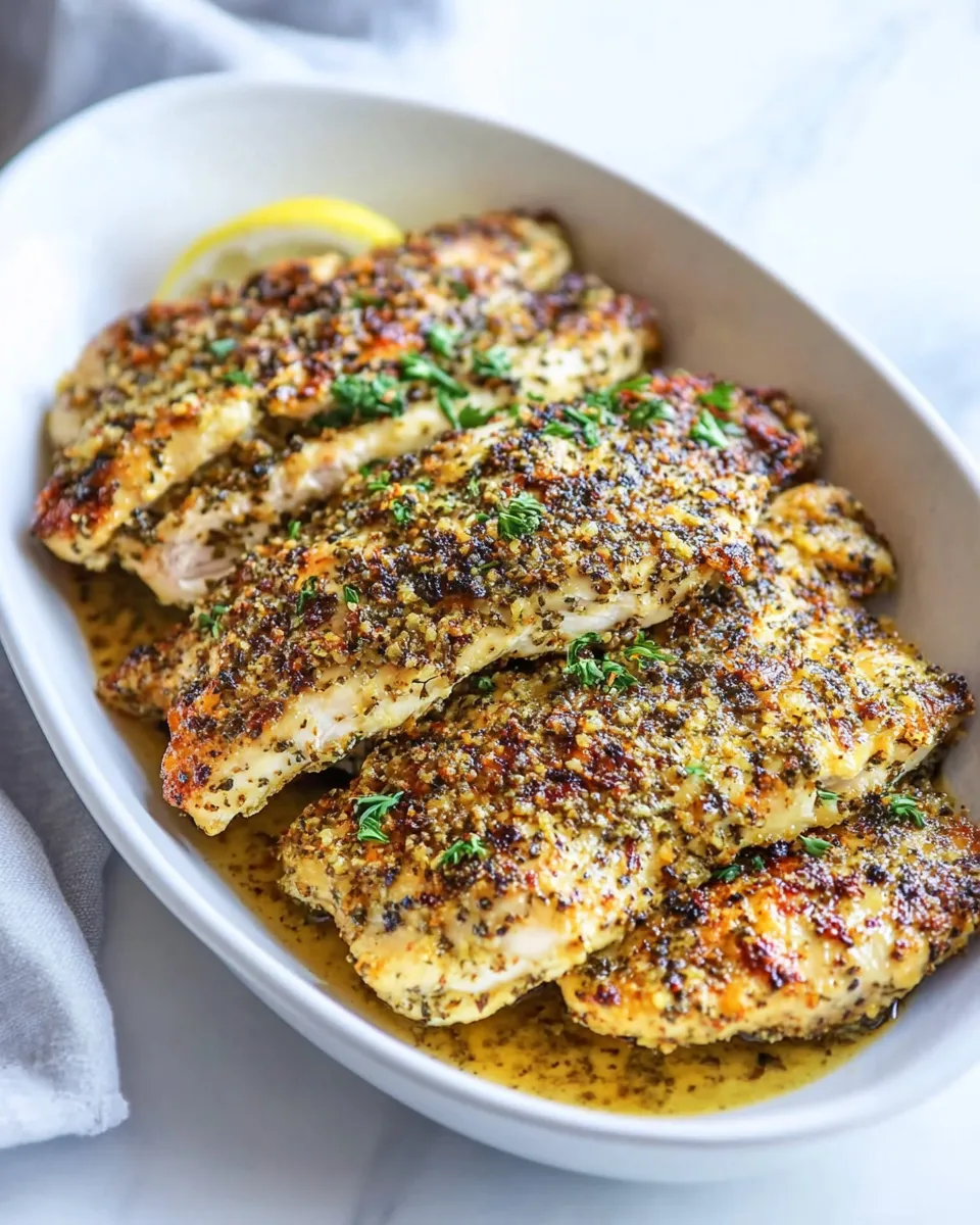 Easy Texas Roadhouse Herb Crusted Chicken recipe photo