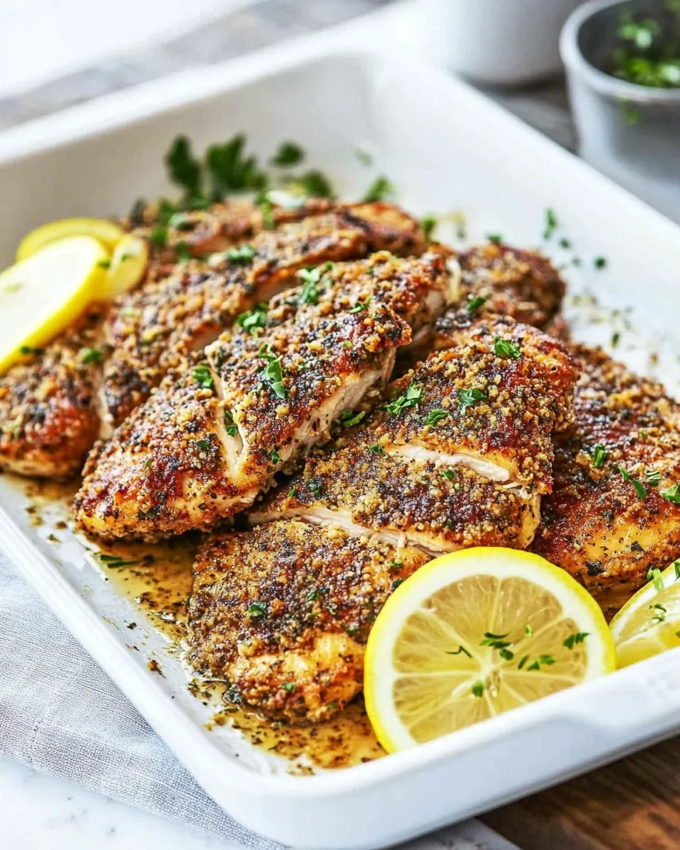 Delicious Texas Roadhouse Herb Crusted Chicken shot