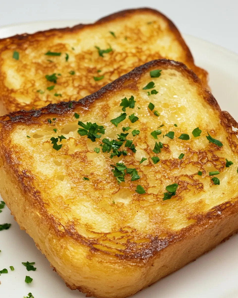 Delicious Texas Toast shot