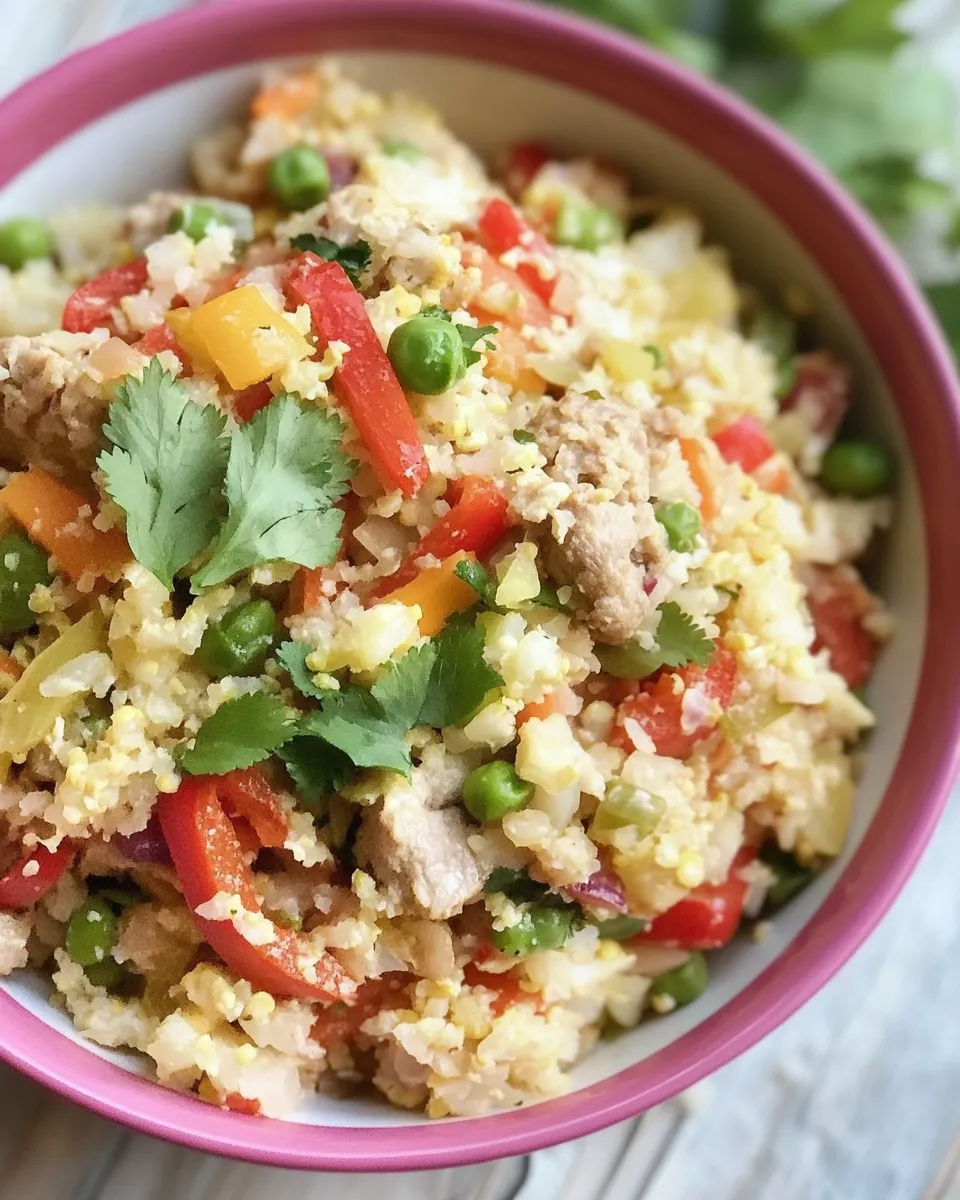 Healthy Thai Cauliflower Rice recipe photo