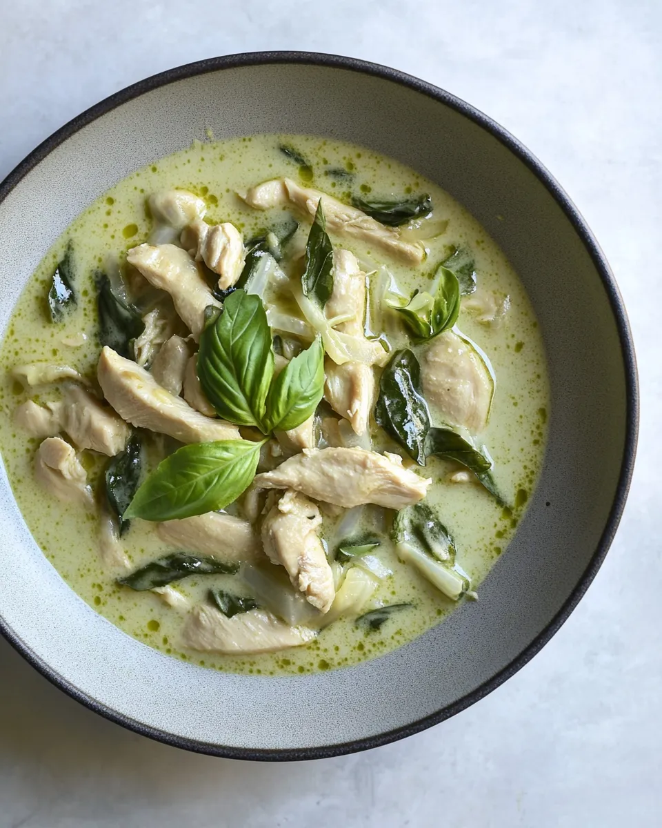 Easy Thai Green Curry with Chicken recipe photo