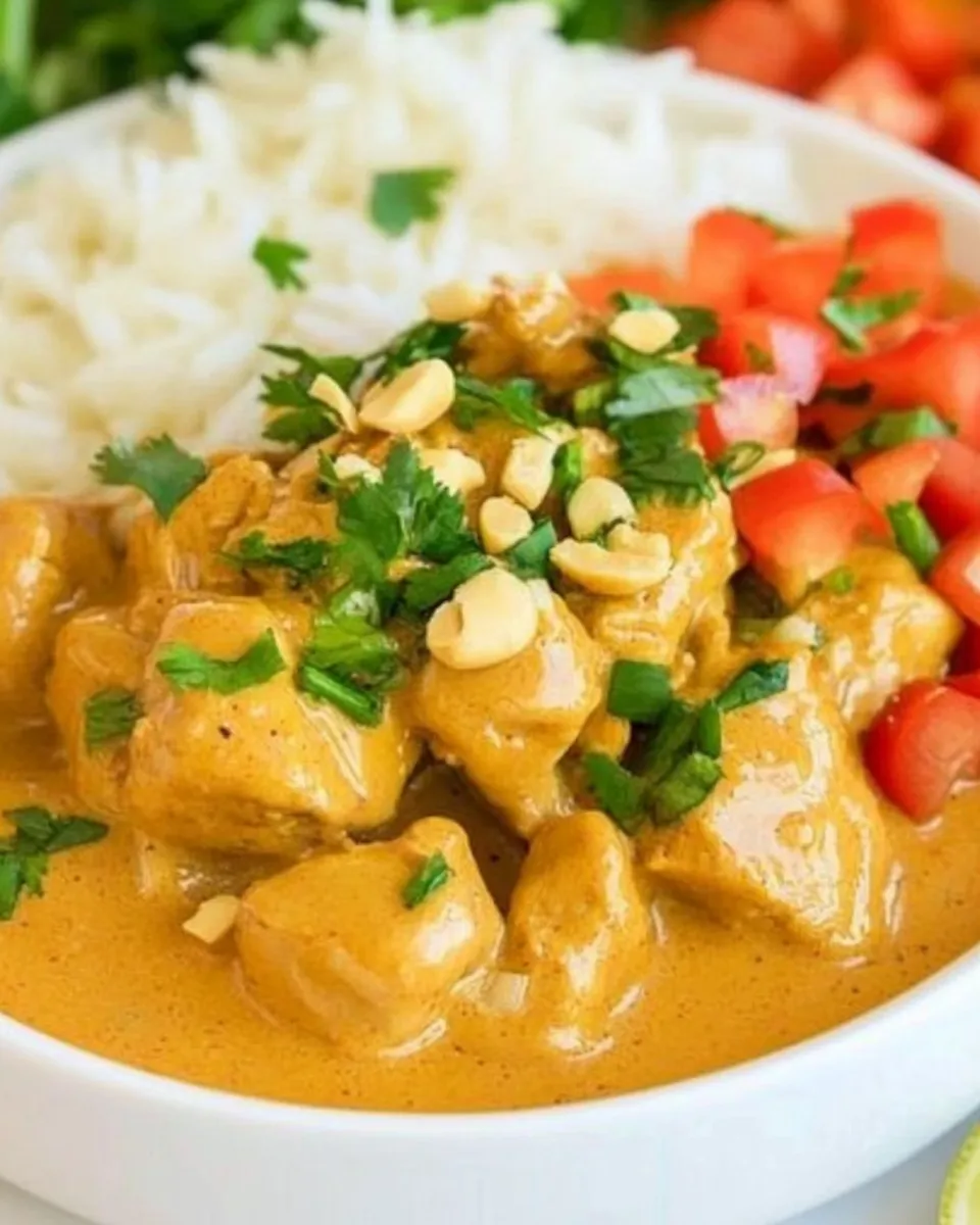 Homemade Thai Peanut Chicken photo