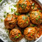 Homemade Thai Red Curry Turkey Meatballs photo